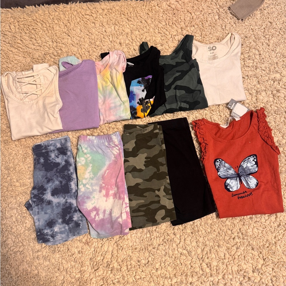 11 items girls summer lot 6/7